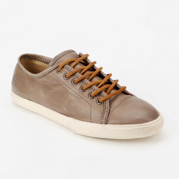 frye leather tennis shoes